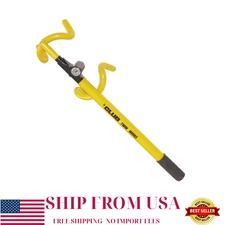 Winner International The Club 3000 Twin Hooks Steering Wheel Lock, Yellow