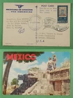 DR WHO 1963 MEXICO FDC STAMP ANIV CMA POSTCARD TO USA R17900