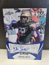 2021 Leaf Draft #BA-JS2 Jordan Smith Autographs Blue Parallel