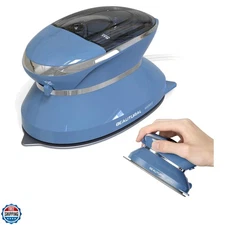 Mini Travel Steam Iron for Clothes with Dual Voltage, Non-Stick Soleplate, On...