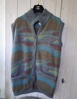 Seltene Missoni Vintage 70er Damen Pullover Weste Unfindbar! Kann als Unisex - Bild 1 von 4
