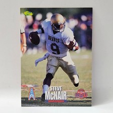 Steve McNair RC Oilers 1995 Classic NFL Draft #69 Football Football Card #69