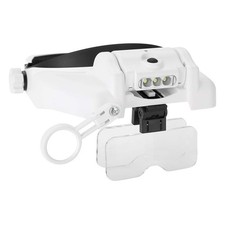 Magnifying Glasses with Light, USB Charging 3 LED Lights Headset Magnifier Jewelry Watches Co...