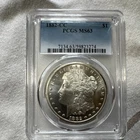 1882-CC Morgan Silver Dollar $1 PCGS MS63 Business Strike Cert 59823274