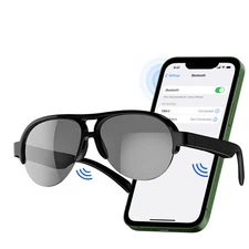 Smart Bluetooth Glasses – Polarized Audio Sunglasses- UV Protection- AVIATOR