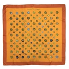 EGA HERMES BOUTONS DE VENERIE Carre 90 Silk 100% Scarf Multicolor/HE8142