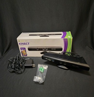 Microsoft Xbox 360 Genuine Kinect Sensor With Box And Cables (Untested, No Game)