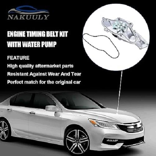 Timing Belt Kit with Water Pump Compatible with 2003-2018 Honda Accord Crosstour - Image 4 of 4