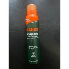 Mando Whole Body Deodorant Invisible Spray Clover Woods 3.6oz Aluminum Free 72Hr