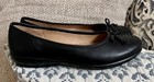 Hotter Emmy Black Leather Comfort Ballet Flats Shoes Sz 10 New ? — photo 4