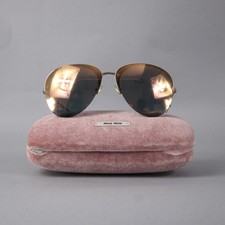 Miu Miu Sun Glasses Smu 53p 60 15 Zvn 2d2 140 3N With Case Sun Glasses