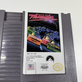 NES Nintendo Days of Thunder Caja, Manual, Cartucho de Juego