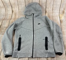 Mens Distressed Nike Sportswear Tech Fleece Windrunner Size Large Grey