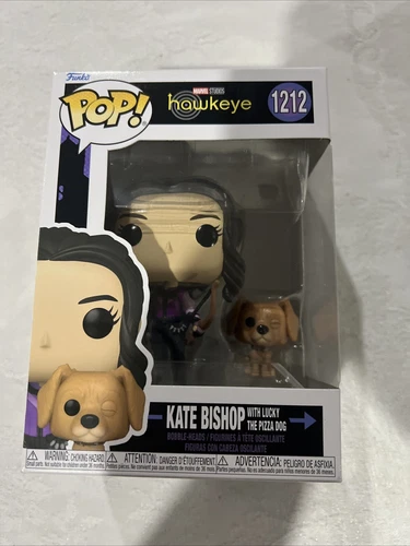 Funko Pop Kate Bishop With Lucky The Pizza Dog 1212