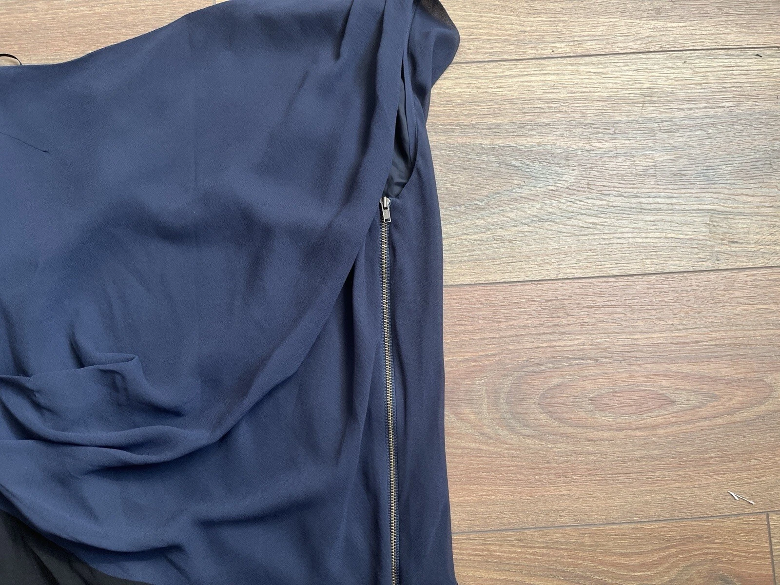 Abito monospalla senza maniche Acne Studios Atlantis blu nero taglia 36