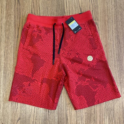 NIKE ALUMNI C2W Sweat Shorts Red Digital Camoflage DJ0361