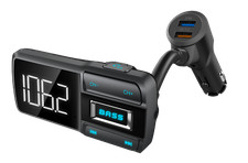 Bluetooth Car FM Transmitter MP3 Player Hands free Radio Adapter Kit USB Charger