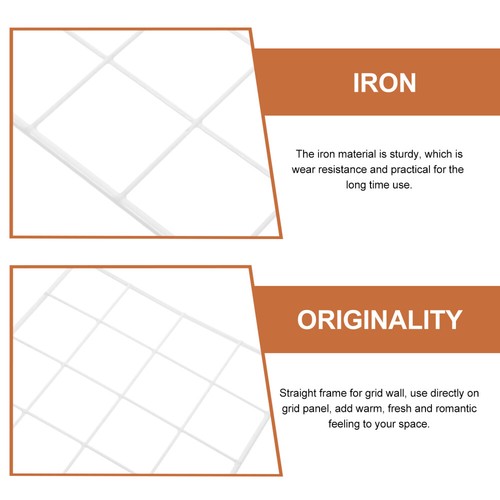 DIY Wire Wall Grid Photo Grid Panel Grids Panel Photo Display Grid Shelves - Picture 7 of 12
