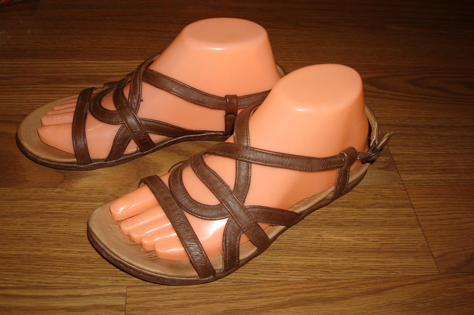 Born Women's Brown Leather Sandals, Size 8 | eBay