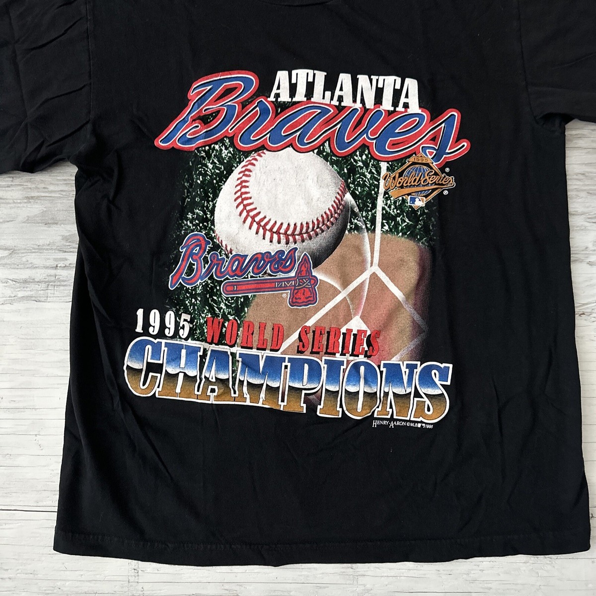 1995 World Series Champions Atlanta Braves MLB Baseball team shirt