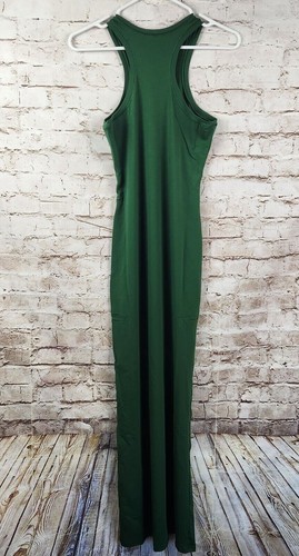 Sold out! Revolve clothing FWRD Double Halter Long Dress Green S - Picture 6 of 7