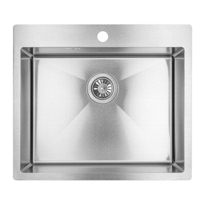 Edelstahlspüle MARMARA Spülbecken Inox 51x59 | inkl. Siphon!