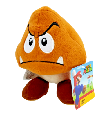 Goomba Plush Figure Toy JAKKS PACIFIC WORLD OF NINTENDO - Super