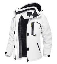 Women's Waterproof Ski Snow Jacket Winter Fleece Coat Outdoor Walking Work Parka