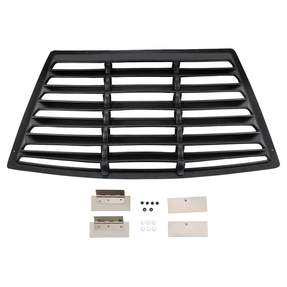 Черный солнцезащитный козырек на заднее стекло для Ford Mustang Fastback 1979-1993 годов выпуска из пластика ABS - Изображение 3 из 4