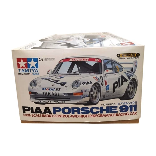 TAMIYA RC 1/10 PIAA Porsche 911 4WD Racing Car TA03R-S Model Kit Unused - Picture 1 of 8