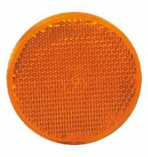 CATADIOTTRO CATARIFRANGENTE Ø60 ARANCIONE ROULOTTE CAMPER CARRELLI CARAVAN 21181