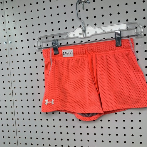 UNDER ARMOUR youth Medium girls loose heatgear Running Athletic shorts pink - Picture 3 of 15