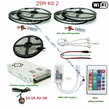 Magic Home 5M 10M 40M 5050 RGBW IP65 Waterproof LED,Wifi Smart Phone Remote 12V