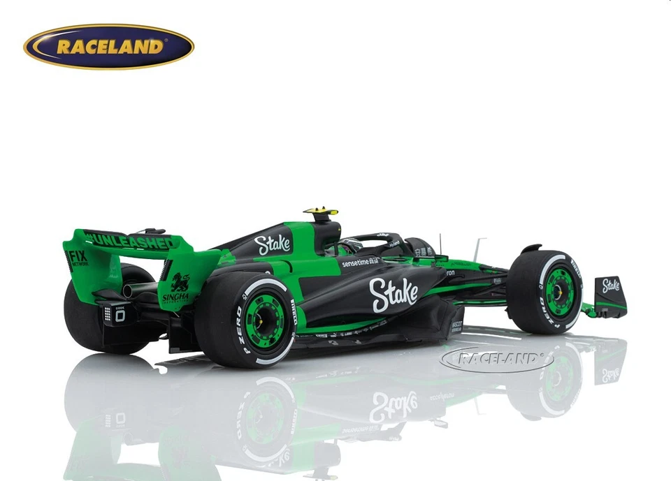 Sauber C44 Ferrari Stake F1 GP Bahrain 2024 Guanyu Zhou, Spark 1:18, 18S979 - Bild 2 von 4