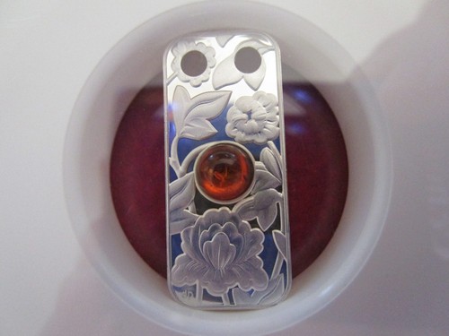 2011 S$1 Niue Magic Stones Pendant With Amber NGC PF69 .999 Silver Coin Bullion - Picture 5 of 5