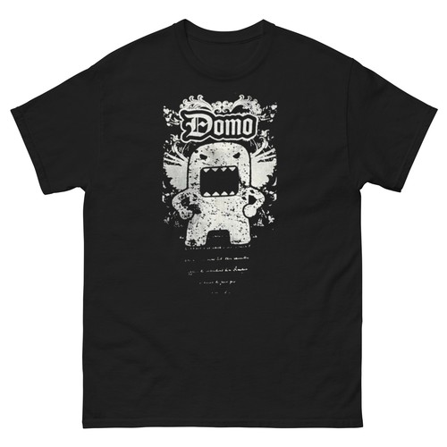 Domo kun t shirt grunge scene emo hot topic Cyber y2k skull Amity Affliction - Picture 2 of 6