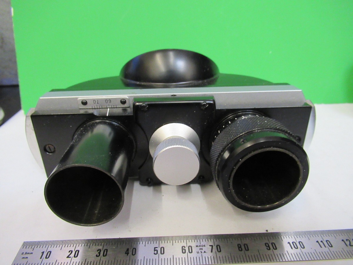 NIKON JAPAN BINOCULAR HEAD OPTICS MICROSCOPE PART AS PICTURED X9-B