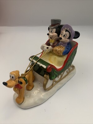 Vintage Walt Disney Company  Winter Wonderland'' Porcelain Figurine by Schmid