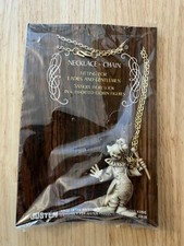 Vintage dime store Justen novelty creepy clown necklace pendant NOS Hong Kong