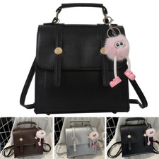 Damen Rucksack PU Schultertasche Kleine Reise Cityrucksack Freizeitrucksack