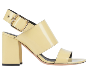 mustard color sandals