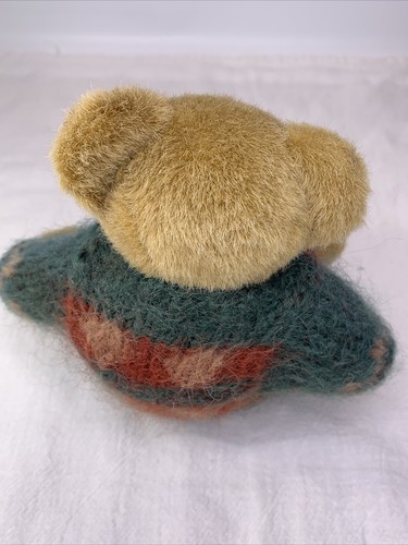 Vintage Boyd's Bear 8” Teddy Bear Wool Sweater The Archive Collection Bendable - Picture 5 of 9
