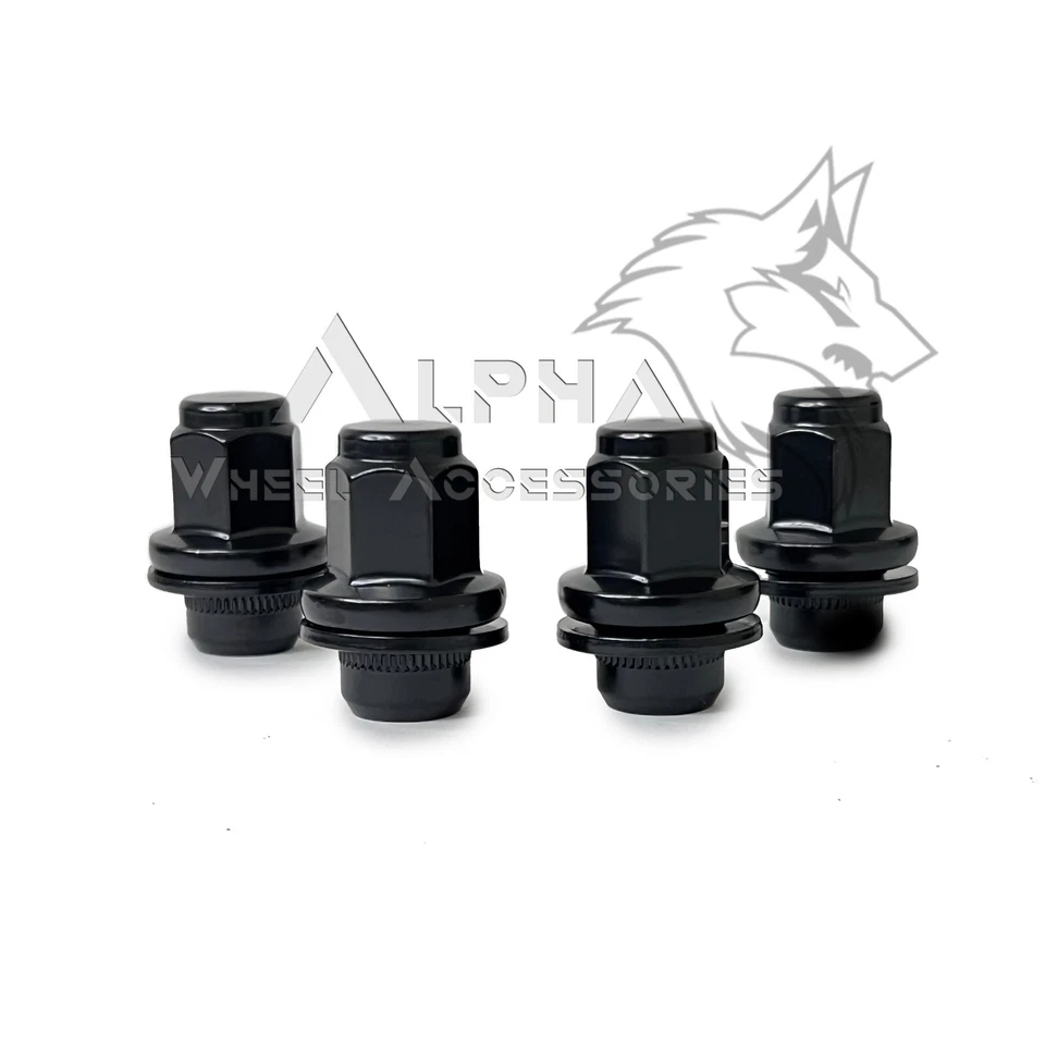 24 porcas magnéticas pretas 14x1,5 estilo fábrica OEM para 2016-mais novo Nissan Titan XD - Imagem 4 de 4