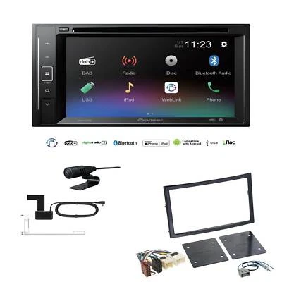 Pioneer Autoradio 2-DIN Bluetooth DVD DAB für Nissan 350 Z 2002-2005 schwarz - Bild 1 von 4
