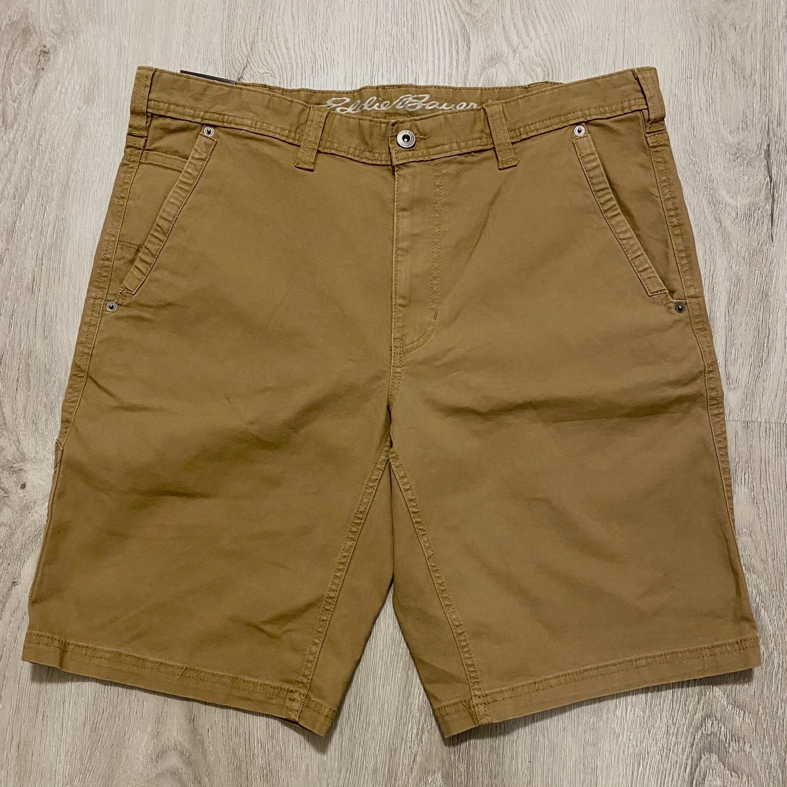 Eddie Bauer Men's Canvas Cargo Utility Shorts Cotton Size 36