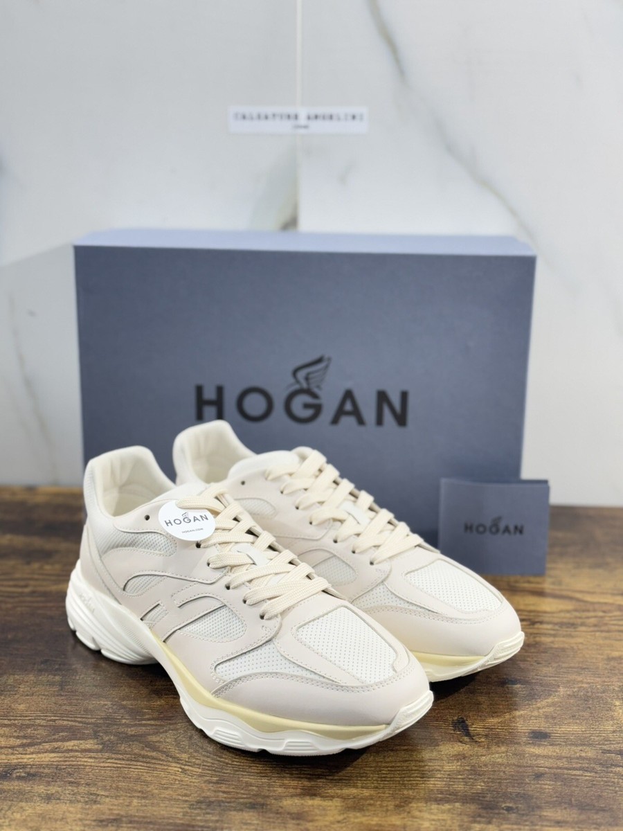 Hogan H665 Sneaker White Leather Memory Foam Luxury Hogan