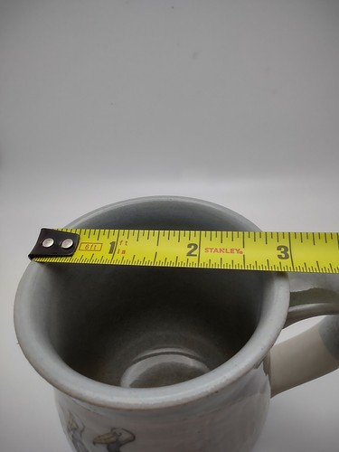 Vintage Otagiri Pelican Coffee Tea Mug Pottery Seashore Ship Blue Grey - Picture 8 of 8