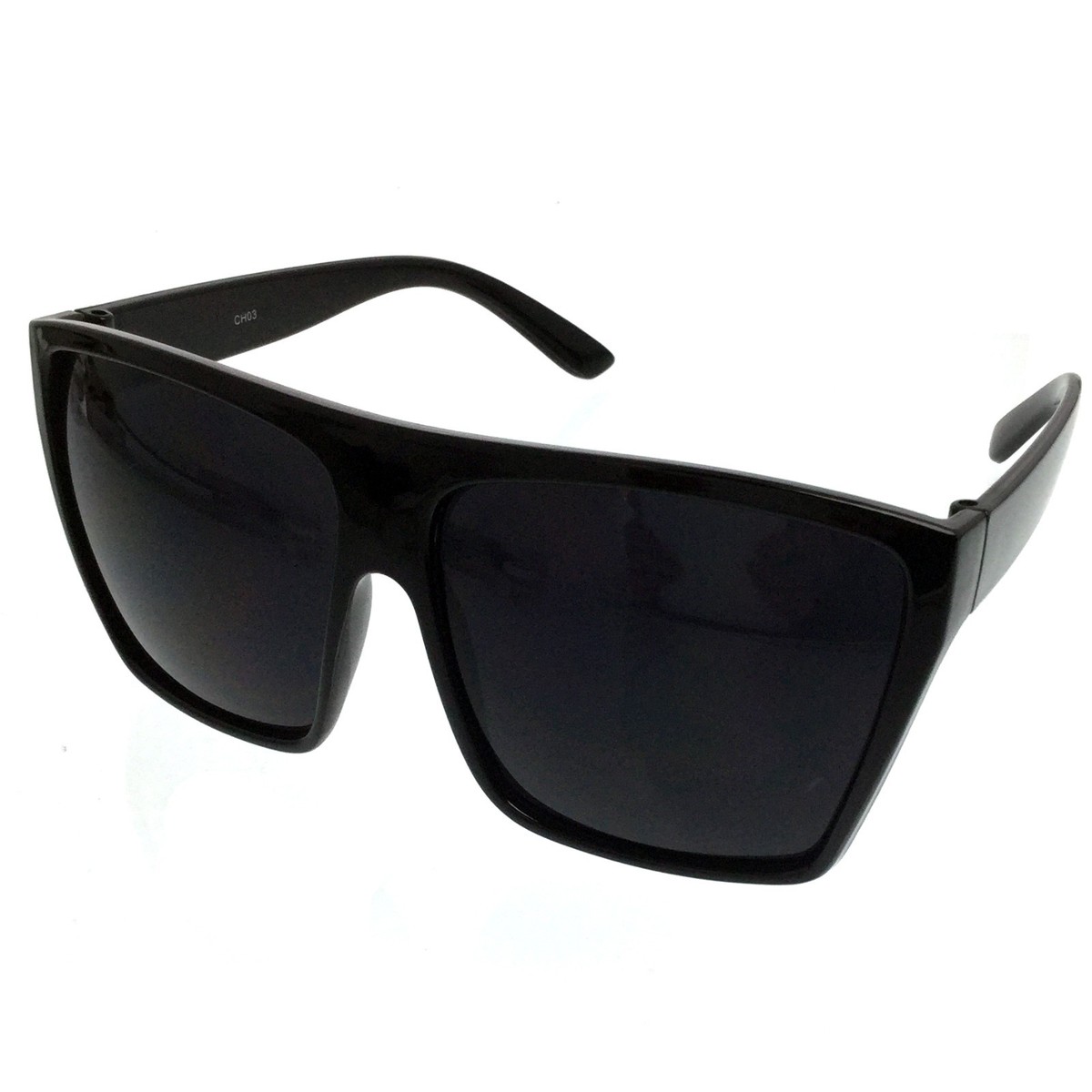 Black Oversized Square Sunglasses - Unbranded PASTL Oversized Square Sunglasses Womens Hipster Shades  main image 3