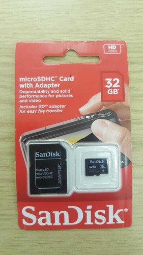 SanDisk micro SDHC Memory Card - 32GB - 第 1/2 張圖片