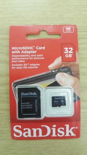 SanDisk micro SDHC Memory Card - 32GB. - Picture 1 of 2